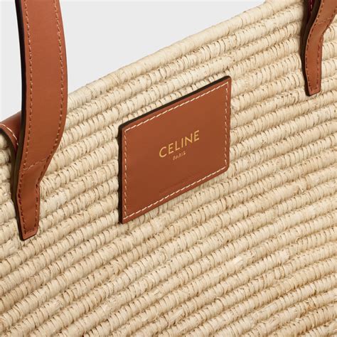 CELINE CLASSIC PANIER MEDIUM BRAIDED TRIOMPHE in 